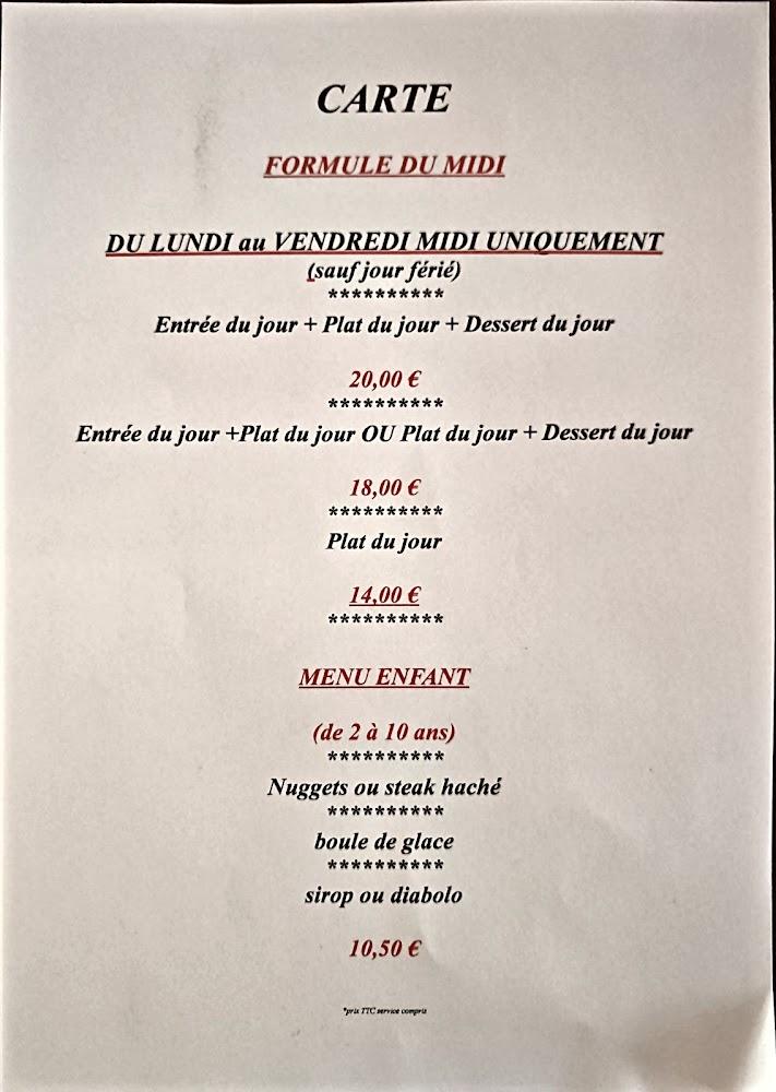 Restaurant l'Ayguillette - Menu Image 1
